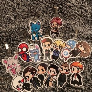 ⭐️CHECK DISCRIPTION⭐️Fandom Lanyard Clips